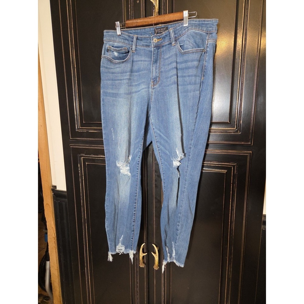 Judy Blue 18w Skinny Fit Jeans,  Distressed,  Casual  ,Vacation